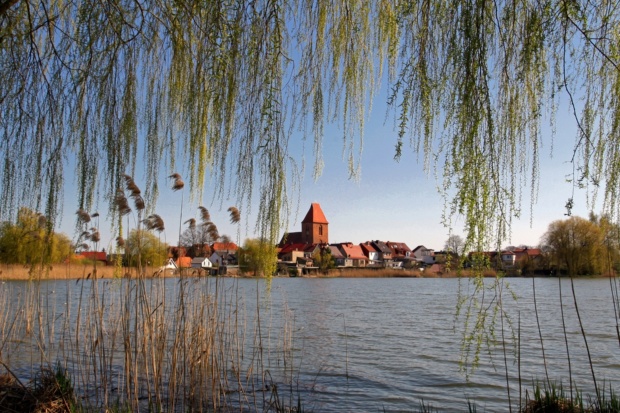 Blick über den Crivitzer See auf die Altstadt