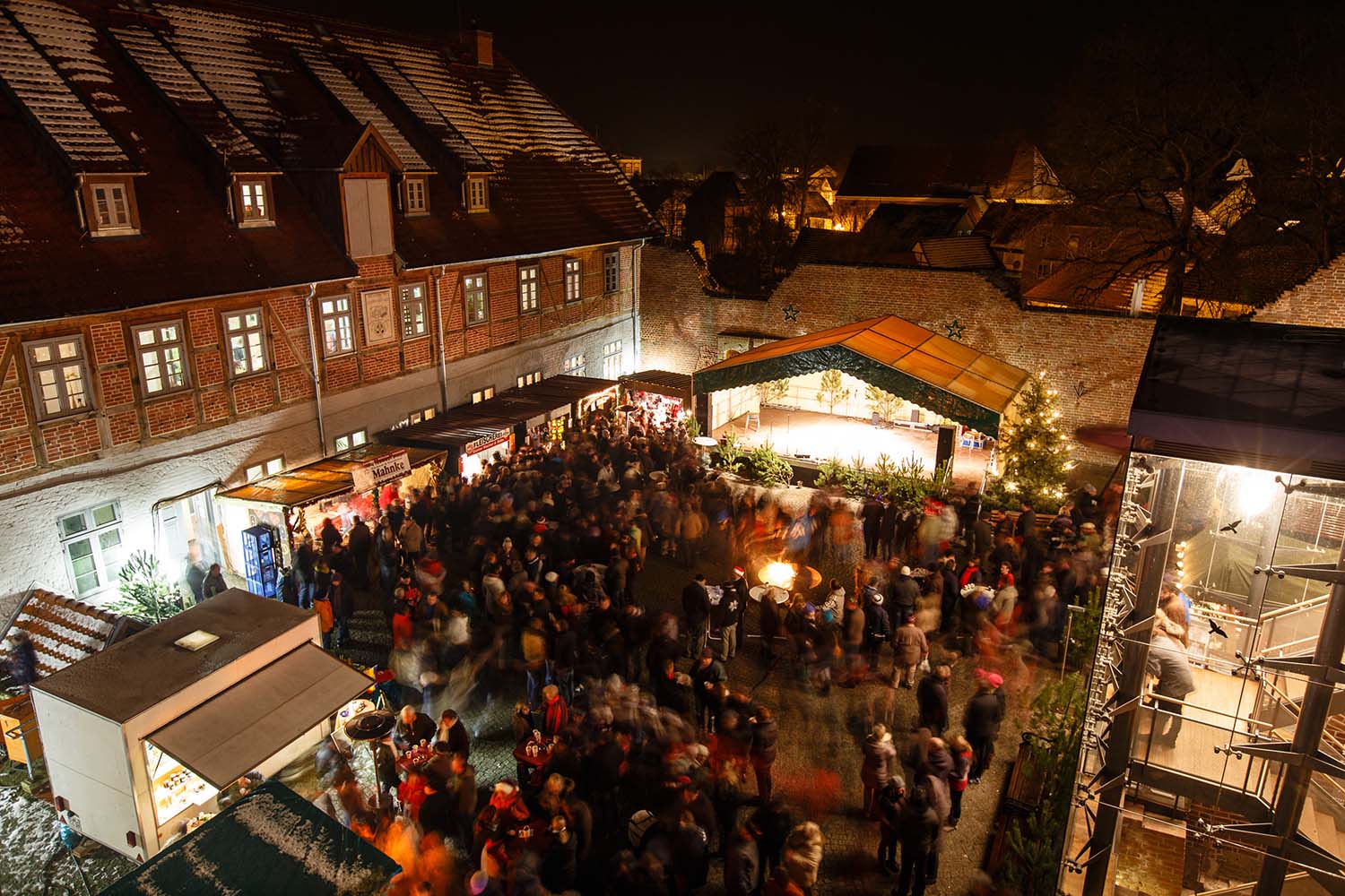 Weihnachtsmarkt  auf der Burg Neustadt-Glewe
