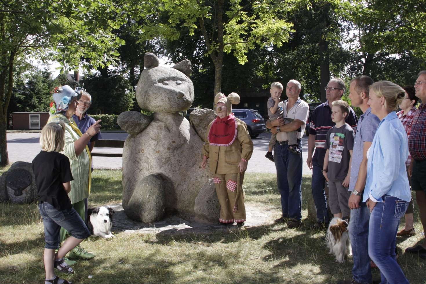 Eine Institution und bei den Tüffelwochen immer dabei: Die Banzkower Kartoffelmaus.