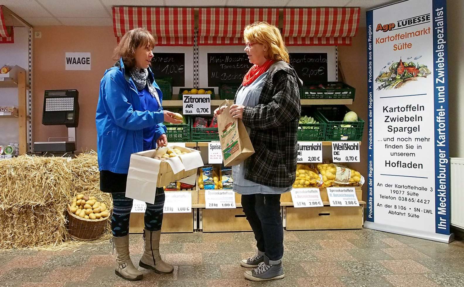 Hofladen des Kartoffelmarktes Sülte