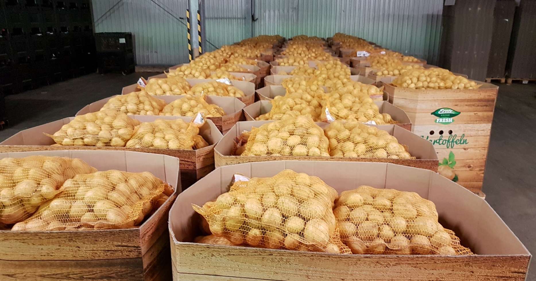 Kartoffeln im Kartoffelmarkt Sülte bei Schwerin