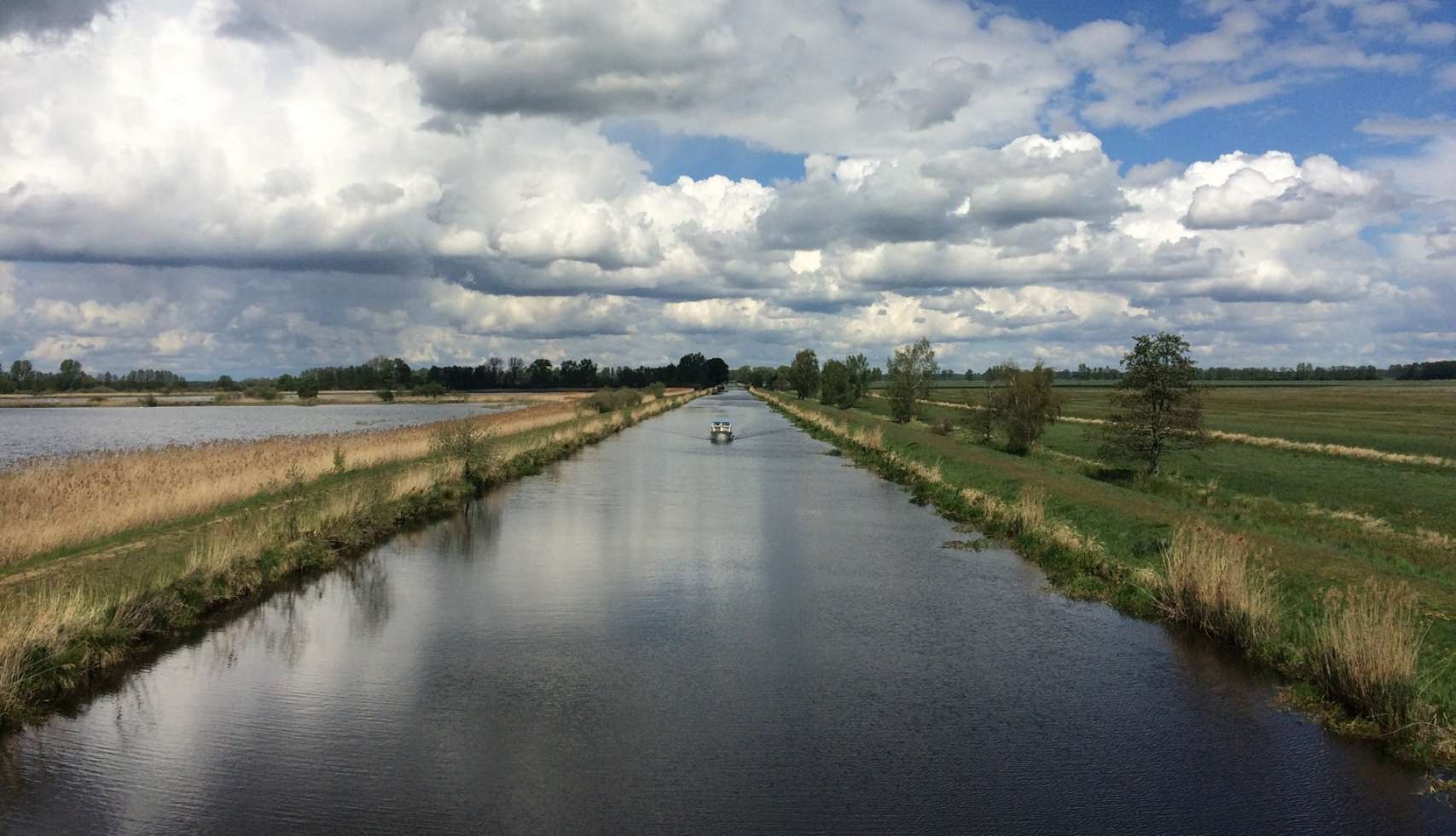 Sehenswert: Die Lewitzer Fischteiche an der Müritz-Elde-Wasserstraße zwischen Schweriner See und Neustadt-Glewe.